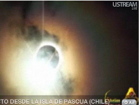 ECLISSE TOTALE DI SOLE IN STREAMING